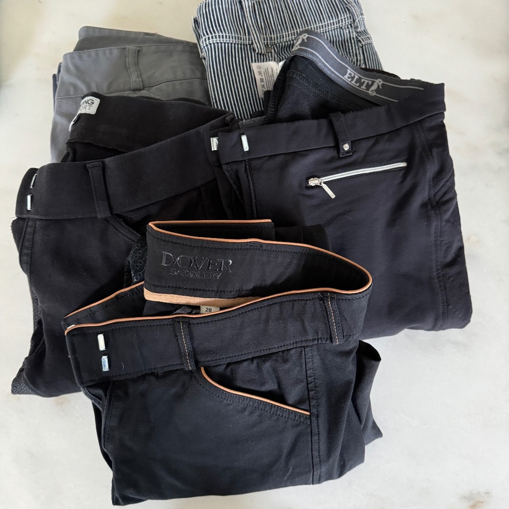 WOMEN'S RIDING BREECHES - 5 PAIR
